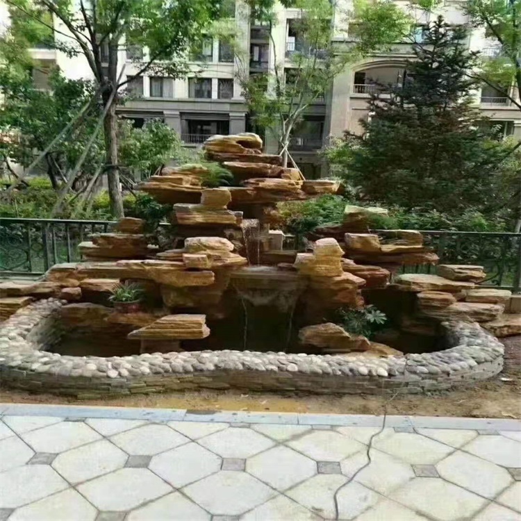 唐山庭院假山鱼池设计方案